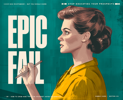 Stop Educating Your Prospects