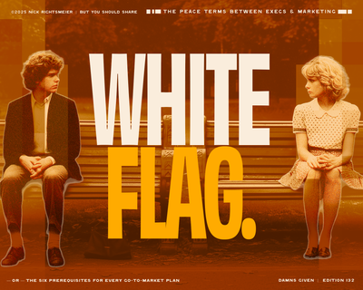 The peace terms between execs and marketing